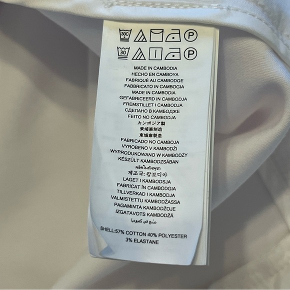 Michael Kors White Plus Size Stretch Straight Leg Slit Hem Sz 22W-NWT - Picture 4 of 7